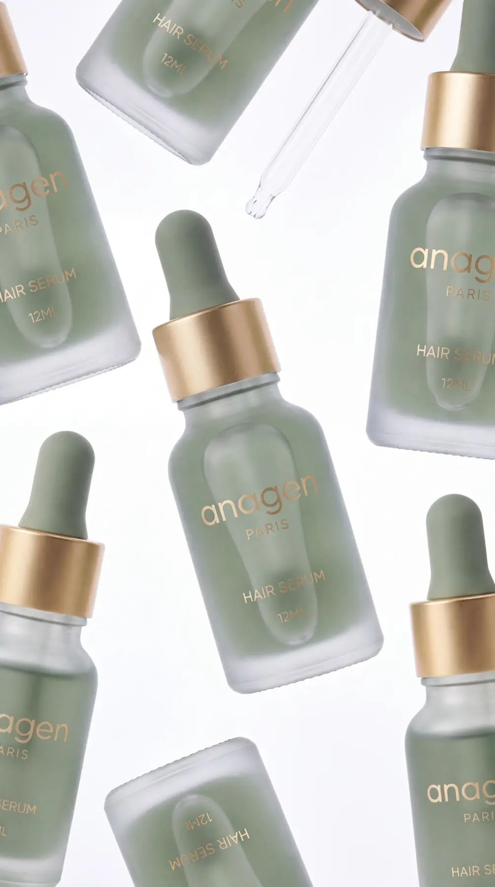 Anagen Paris Hair Serum product flat lay